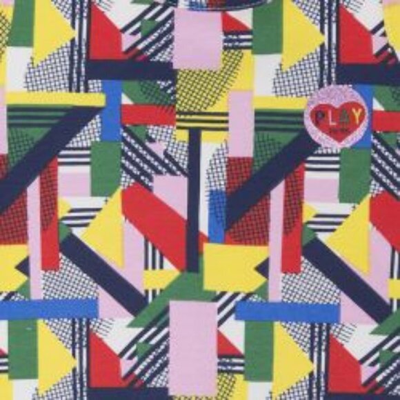 Colorful Geometric Kids Casual Dress - Picture 3 of 4